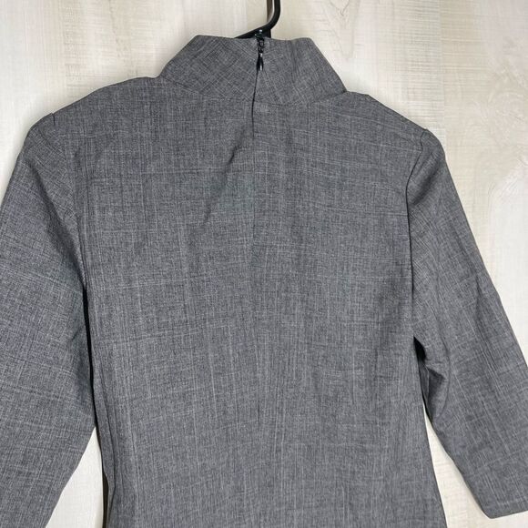 Dioni gray‎ 3/4 sleeve sheath dress, size small - Picture 8 of 16